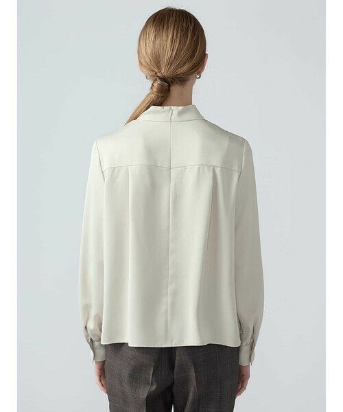 Aquascutum / アクアスキュータム シャツ・ブラウス | クレープサテンブラウス | 詳細5