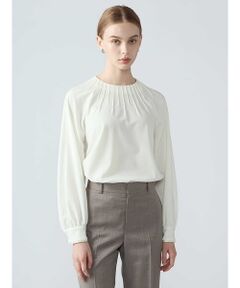 Aquascutum / アクアスキュータム シャツ・ブラウス | プレーンストレッチブラウス
