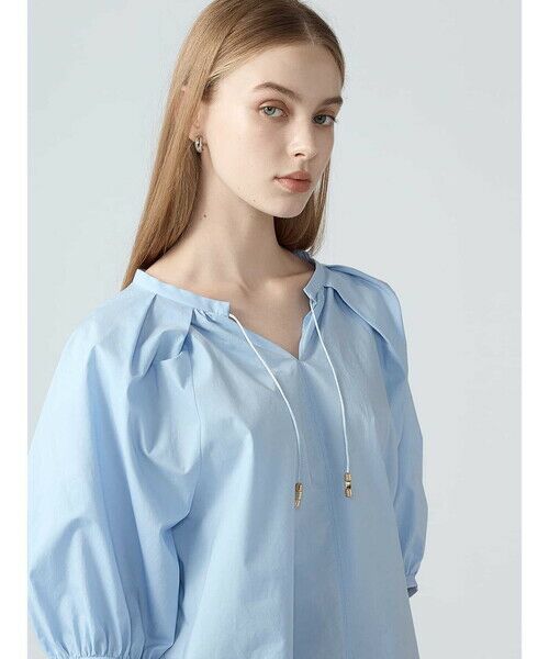 Aquascutum / アクアスキュータム シャツ・ブラウス | シルキータイプライターブラウス | 詳細5