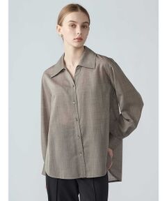 Aquascutum / アクアスキュータム シャツ・ブラウス | 【セットアップ対応】シアートロピカルブラウス