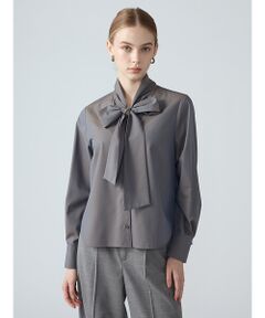 Aquascutum / アクアスキュータム シャツ・ブラウス | ポリエステルレーヨンツイル