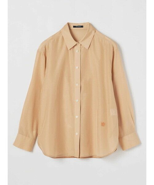 Aquascutum / アクアスキュータム シャツ・ブラウス | ウォッシャブルシルクブラウス（ｵﾚﾝｼﾞ）