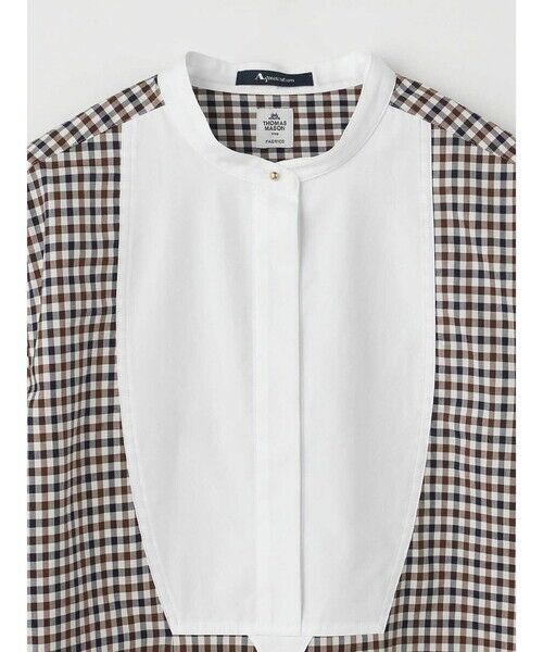 Aquascutum / アクアスキュータム シャツ・ブラウス | THOMAS MASON 別注クラブチェックブロードブラウス | 詳細8