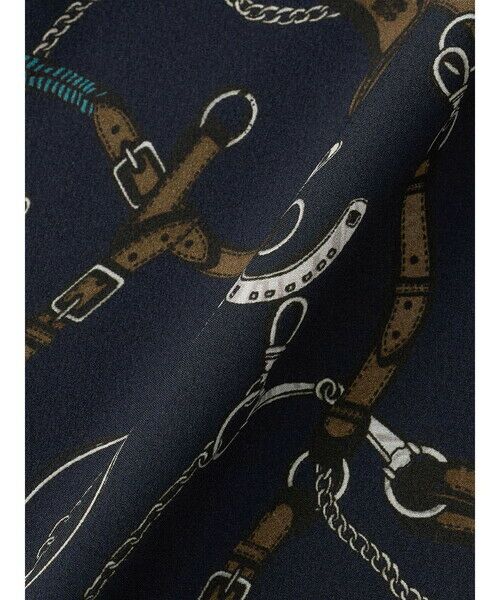 Aquascutum / アクアスキュータム ミニ・ひざ丈スカート | 【セットアップ対応】ホースライディングプリントスカート | 詳細11