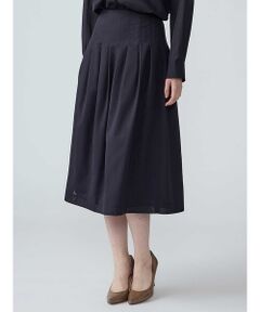 Aquascutum / アクアスキュータム ミニ・ひざ丈スカート | 【セットアップ対応】シアートロピカルスカート