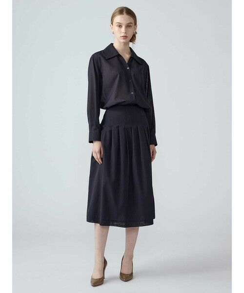 Aquascutum / アクアスキュータム ミニ・ひざ丈スカート | 【セットアップ対応】シアートロピカルスカート | 詳細1