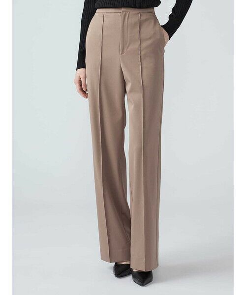 Aquascutum / アクアスキュータム その他パンツ | ストレッチギャバシンワイドパンツ（ﾍﾞｰｼﾞｭ）