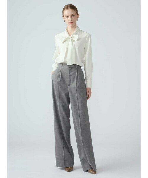 Aquascutum / アクアスキュータム その他パンツ | 先染めツイルパンツ | 詳細1