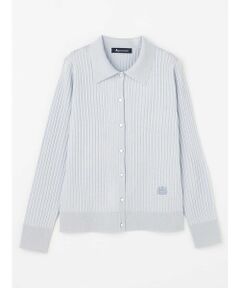 Aquascutum / アクアスキュータム ニット・セーター | シャイニー襟付きニット