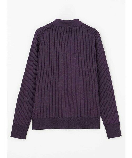 Aquascutum / アクアスキュータム ニット・セーター | シャイニー襟付きニット | 詳細7