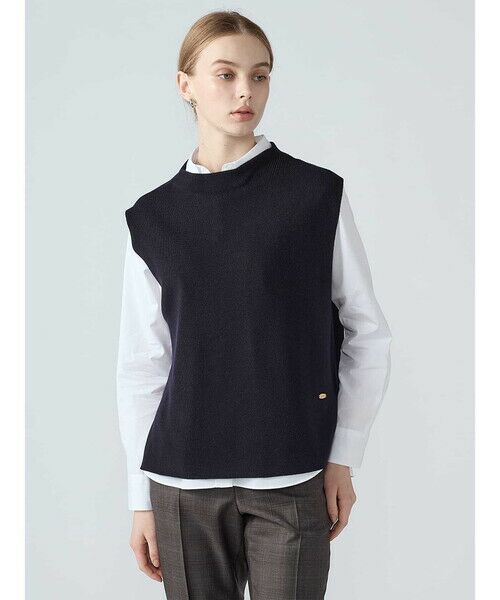 Aquascutum / アクアスキュータム ニット・セーター | ニットベスト（ﾈｲﾋﾞｰ）