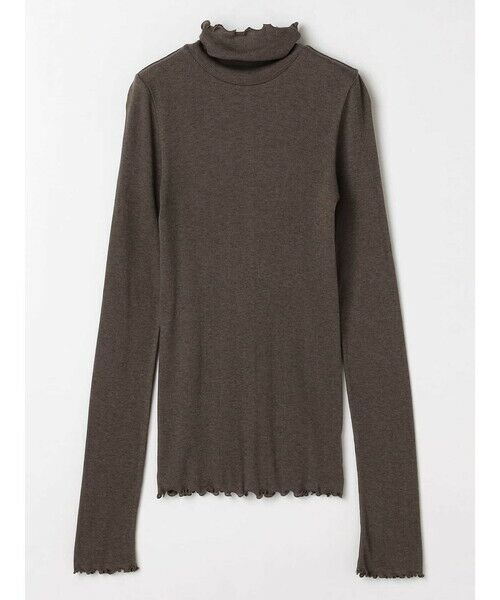 Aquascutum / アクアスキュータム カットソー | コットンシルクテレコプルオーバー（ﾀﾞｰｸｸﾞﾚｰ）