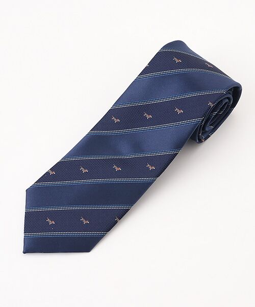 アラ商事 / アラショウジ ネクタイ | アニマルストライプ（ネイビー）