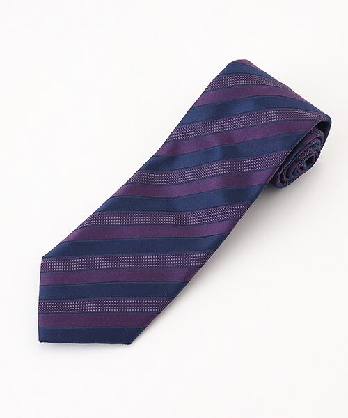アラ商事 / アラショウジ ネクタイ | ストライプ（パープル）