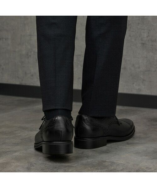 【美品】アシックス　ランウォーク　黒　レザー　プレーントゥ　24 2E 外羽根1 RUNWALK TRAD SERIES - ASICS WALKING JOURNAL