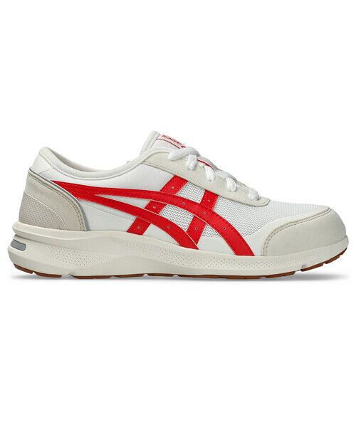 ASICS WALKING/アシックス ウォーキング ハダシウォーカー レディース 3E相当 ホワイト×レッド 22.5cm ASICS WALKING/アシックス ウォーキング ハダシウォーカー レディース 3E相当 ホワイト×レッド 22.5cm