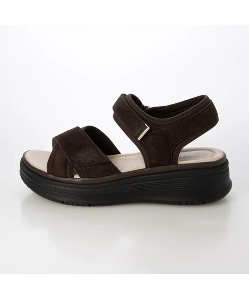 Atelier / アトリエ サンダル | 【3E】【軽量】ストレッチ素材クロスベルトスポーツサンダル | 詳細6