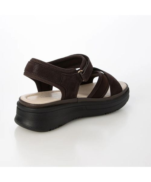 Atelier / アトリエ サンダル | 【3E】【軽量】ストレッチ素材クロスベルトスポーツサンダル | 詳細7