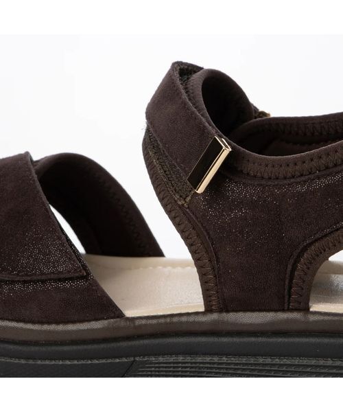 Atelier / アトリエ サンダル | 【3E】【軽量】ストレッチ素材クロスベルトスポーツサンダル | 詳細10