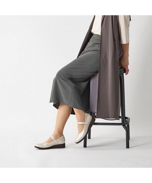 Atelier / アトリエ フラットシューズ | 【3E】デザインストラップパンプス | 詳細21