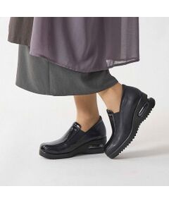 Atelier / アトリエ フラットシューズ | 【3E】エアークッションサイドゴアスリッポン