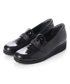 Atelier / アトリエ フラットシューズ | 【3E】ステッチベルトモチーフスリッポン