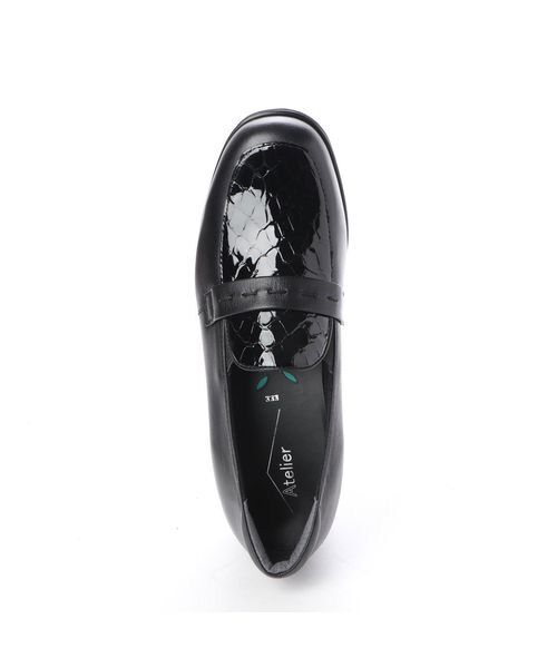 Atelier / アトリエ フラットシューズ | 【3E】ステッチベルトモチーフスリッポン | 詳細8