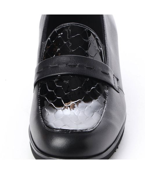 Atelier / アトリエ フラットシューズ | 【3E】ステッチベルトモチーフスリッポン | 詳細10