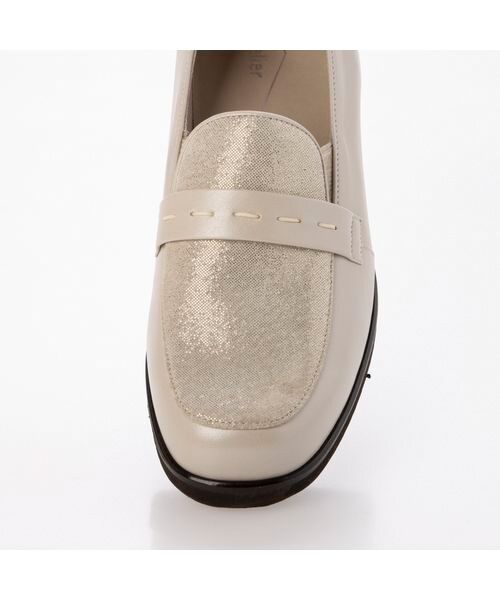 Atelier / アトリエ フラットシューズ | 【3E】ステッチベルトモチーフスリッポン | 詳細15