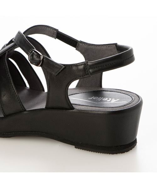 Atelier / アトリエ サンダル | 【3E】【軽量】三つ編みデザインサンダル | 詳細10