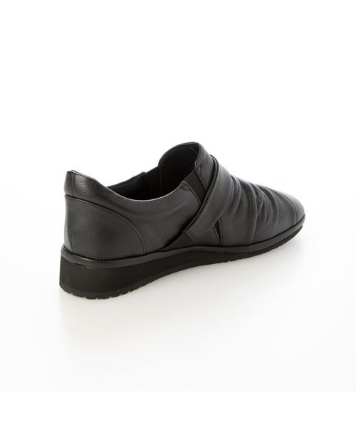 Atelier / アトリエ フラットシューズ | 【3E】【防滑底】ドレープデザインスリッポンシューズ | 詳細7