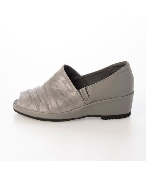 Atelier / アトリエ パンプス | 【3E】ドレープデザインオープントゥパンプス | 詳細12