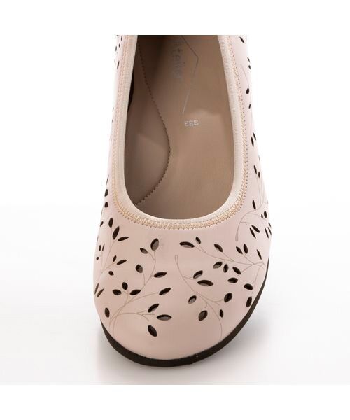 Atelier / アトリエ フラットシューズ | 【３Ｅ】レーザーカットデザインパンプス | 詳細5
