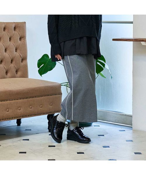 Atelier / アトリエ スニーカー | 【3E】ファスナー付きヒールアップスニーカー | 詳細8