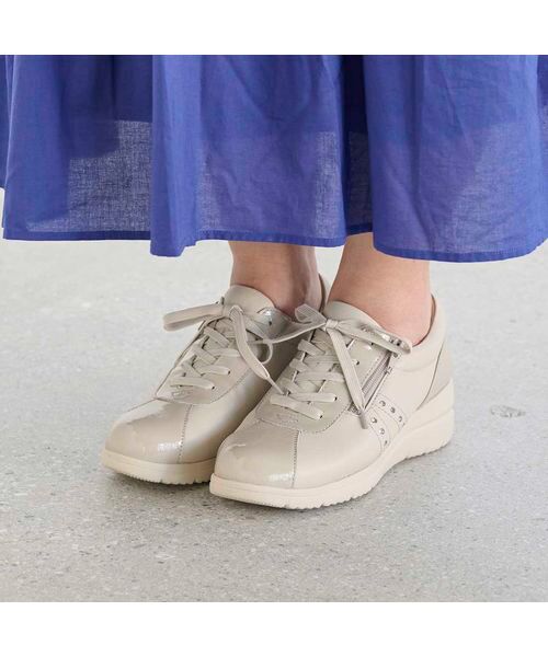 Atelier / アトリエ スニーカー | 【3E】ファスナー付きヒールアップスニーカー | 詳細15