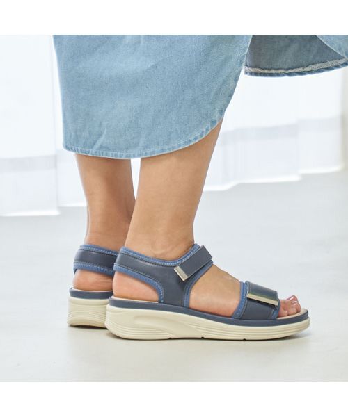 Atelier / アトリエ サンダル | 【3E】【軽量】ストレッチ素材スポーツサンダル | 詳細7