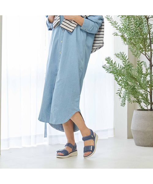 Atelier / アトリエ サンダル | 【3E】【軽量】ストレッチ素材スポーツサンダル | 詳細8