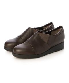 Atelier / アトリエ フラットシューズ | 【3E】切り替えデザインモールドソールパンプス