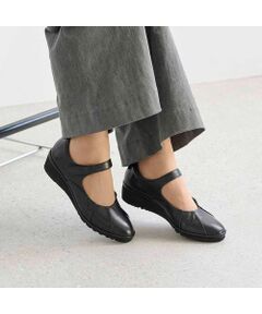 Atelier / アトリエ フラットシューズ | 【3E】メリージェーンレイヤードスリッポン