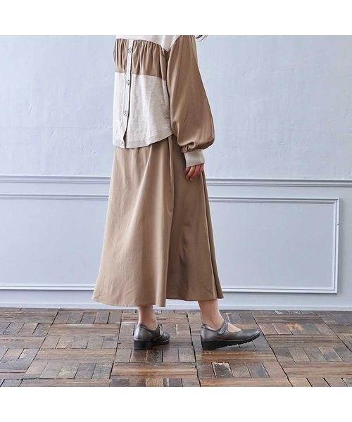 Atelier / アトリエ フラットシューズ | 【3E】メリージェーンレイヤードスリッポン | 詳細7