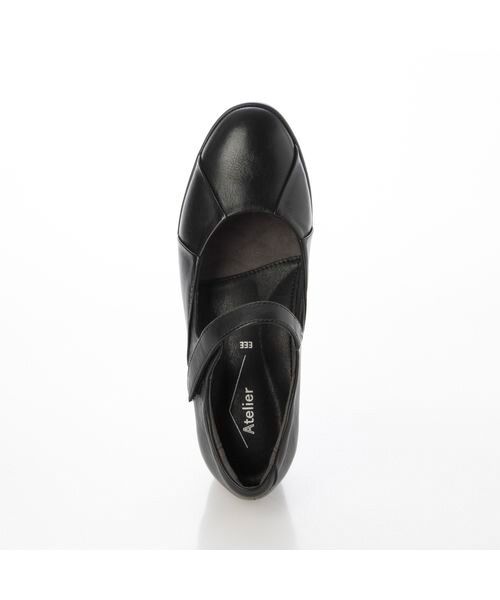 Atelier / アトリエ フラットシューズ | 【3E】メリージェーンレイヤードスリッポン | 詳細11