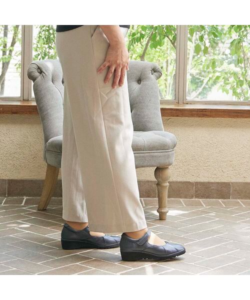 Atelier / アトリエ フラットシューズ | 【3E】メリージェーンレイヤードスリッポン | 詳細21