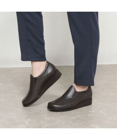 Atelier / アトリエ フラットシューズ | 【4E】切替デザインスリッポンシューズ