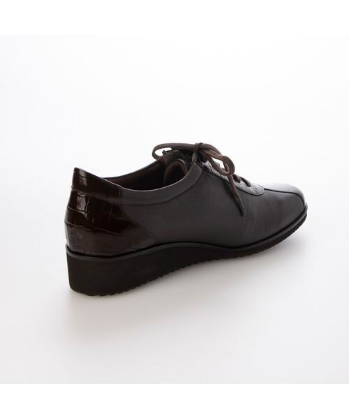 Atelier / アトリエ フラットシューズ | 【4E】ゆったりサイドファスナーレースアップスニーカー | 詳細2