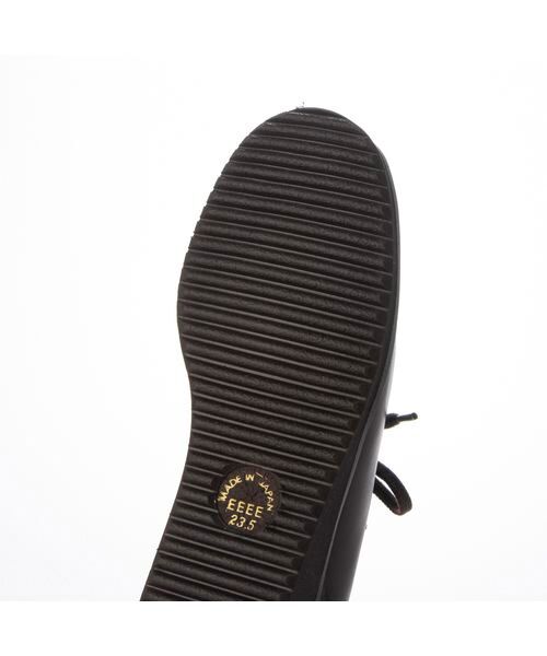 Atelier / アトリエ フラットシューズ | 【4E】ゆったりサイドファスナーレースアップスニーカー | 詳細4