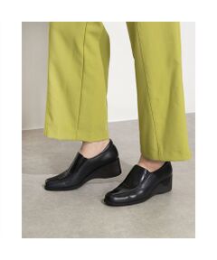 Atelier / アトリエ フラットシューズ | 【3E】サイドゴアウェッジソールスリッポン