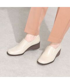 Atelier / アトリエ フラットシューズ | 【3E】サイドゴアウェッジソールスリッポン