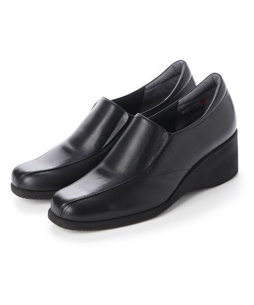 Atelier / アトリエ フラットシューズ | 【3E】サイドゴアウェッジソールスリッポン | 詳細1