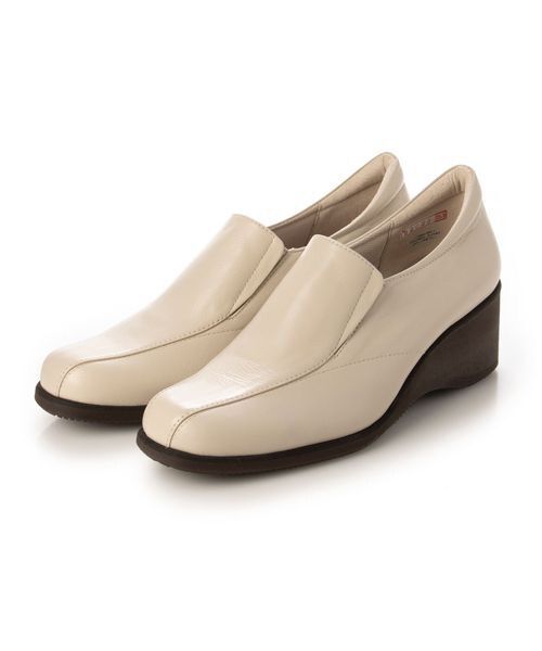 Atelier / アトリエ フラットシューズ | 【3E】サイドゴアウェッジソールスリッポン | 詳細13