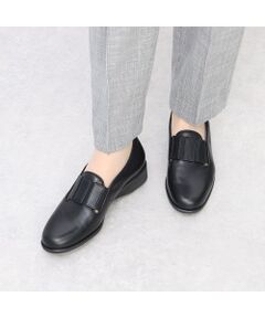 Atelier / アトリエ フラットシューズ | 【3E】ラバーバンド付きラウンドトゥシューズ